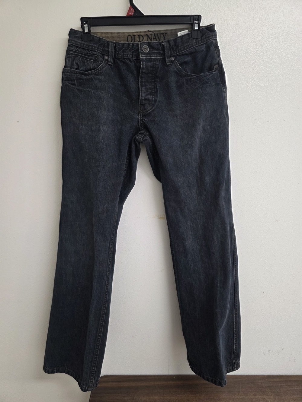 Old Navy Men’s Black Bootcut Jeans (0616)